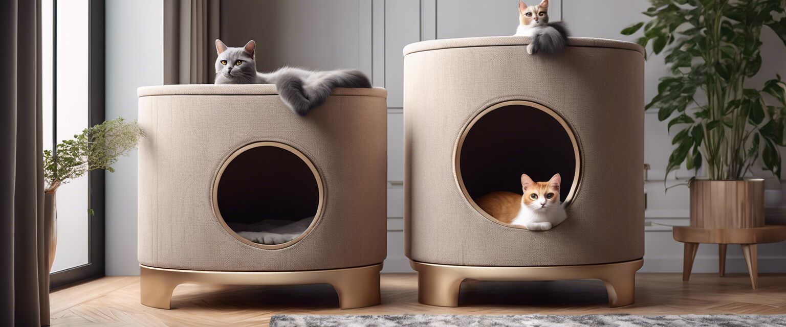 Luxury chic cat condo