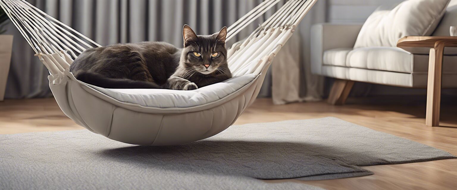 Modern fancy cat hammock