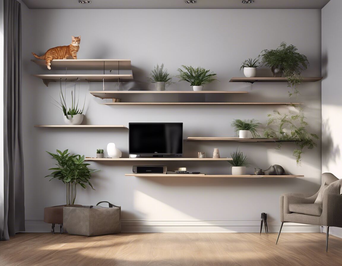 Sophisticated Cat Shelves